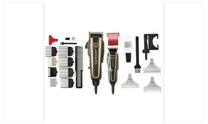 WAHL Professional Trimmer HERO & Hair Clipper LEGEND 5 Star Barber Combo 220Volt