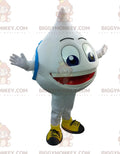Big Giant White Blob BIGGYMONKEYMascot Costume. Giant white drop
