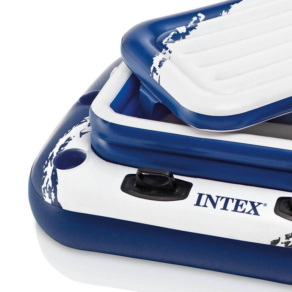 River Run Connect Inflatable Tube (4 Pack) &amp; Mega Chill II BeveraFloat