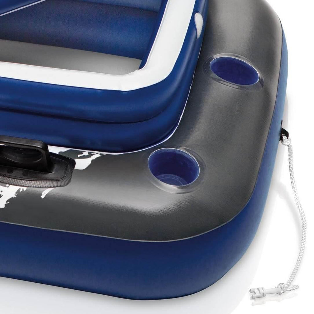 River Run Connect Inflatable Tube (4 Pack) &amp; Mega Chill II BeveraFloat