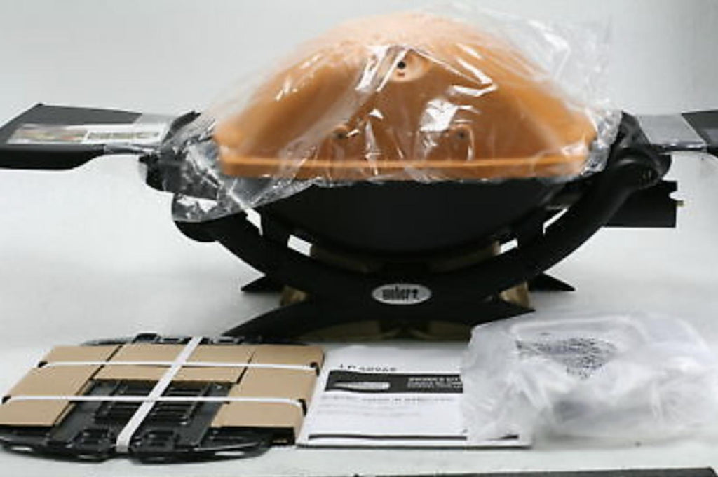 Q1200 1-Burner Portable Tabletop Propane Gas Grill in Oran-51190001