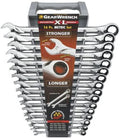 GEARWRENCH XL Ratcheting Combination Metric Wrench Set 16 Pc., 12 Point - 85099
