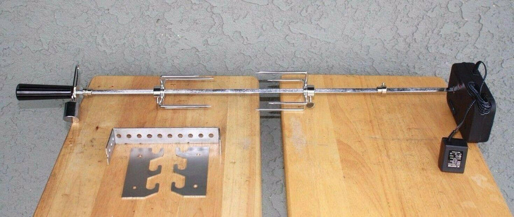 22inch Adjustable Grate Santa Maria Style BBQ with a Rotisserie Kit