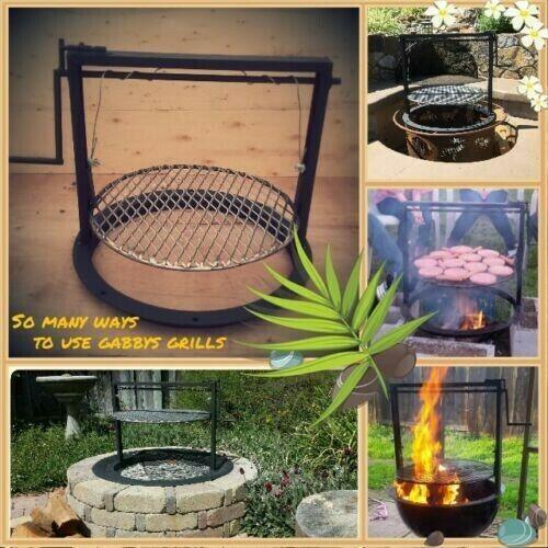 22inch Adjustable Grate Santa Maria Style BBQ with a Rotisserie Kit