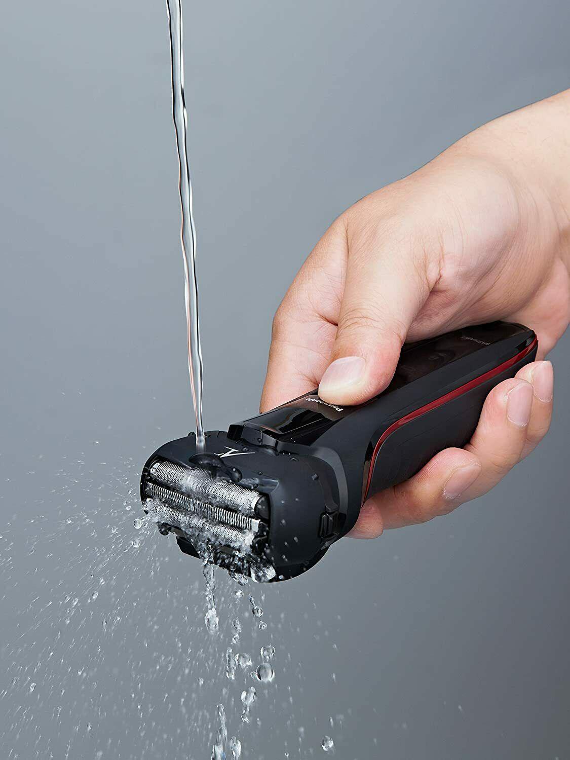 Panasonic ES-LL21-K503 Shaver Premium Cleaners 3 On 1 Trimmer And Profiled