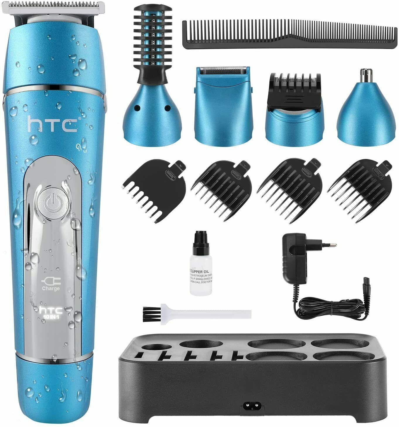 Machine Cut Hair Professional Trimmer Mens 10 on 1 Set of Shaving