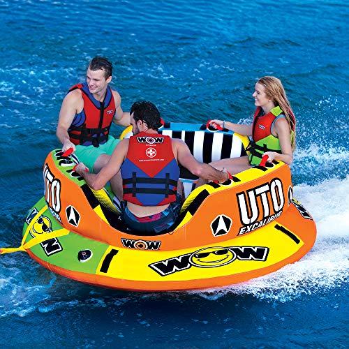 WoW Watersports UTO Excalibur, 19-1080, 1 to 3 Person Towable, Hover Bottom