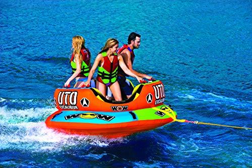 WoW Watersports UTO Excalibur, 19-1080, 1 to 3 Person Towable, Hover Bottom