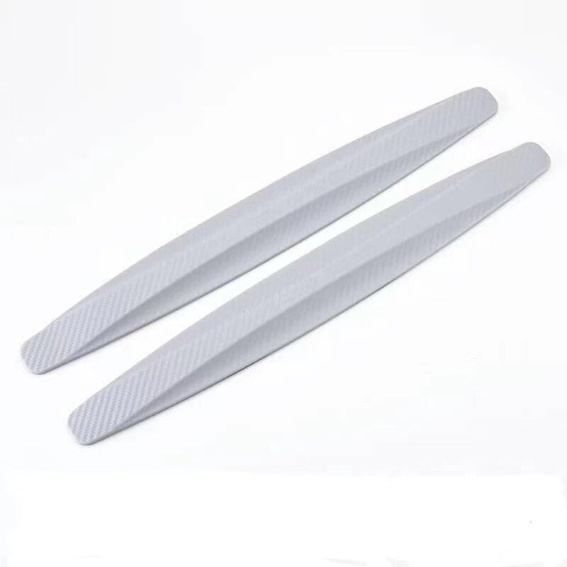2PCS Universal Anti-Collision Protector, Rubber Car Front And Rear Corner Bumper Guard Lip Anti-Scratch Strips Sticker Car Product Accessories