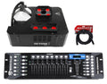 Chauvet DJ GEYSER P7 DMX Fog Machine RGBA+UV LED Effects+Remote+DMX Controller