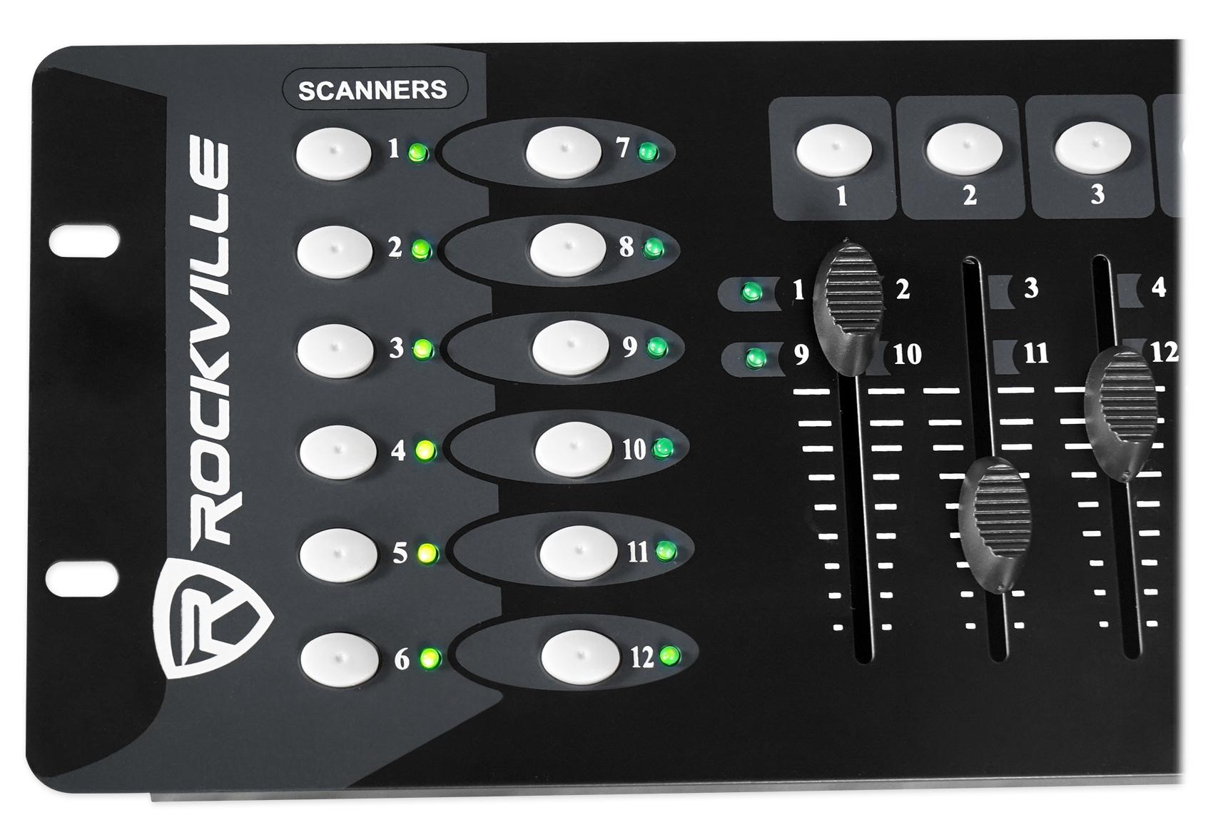 Chauvet DJ GEYSER P7 DMX Fog Machine RGBA+UV LED Effects+Remote+DMX Controller