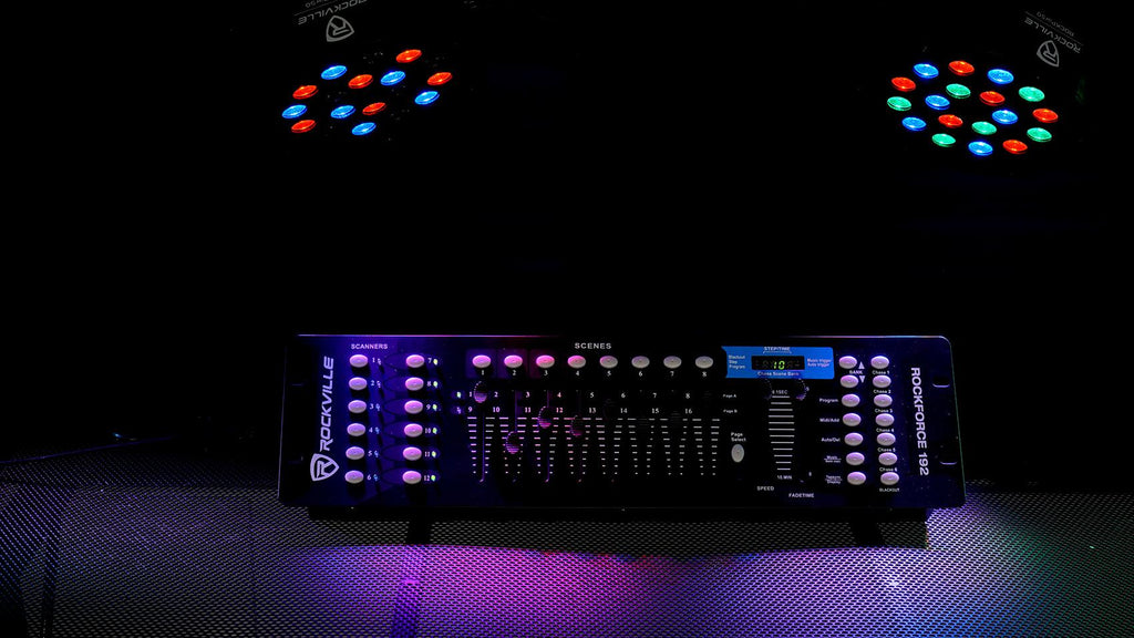 Chauvet DJ GEYSER P7 DMX Fog Machine RGBA+UV LED Effects+Remote+DMX Controller