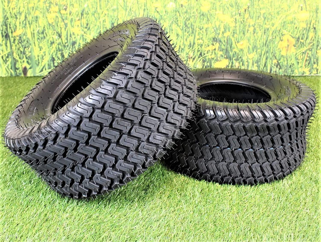 Set of Two 18x8.50-8 4 Ply Turf Tires for Lawn & Garden Mowers 18x8.5-8