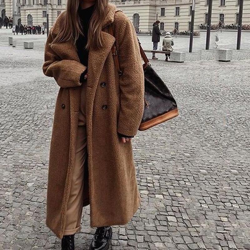 Fashion Soild Color Terry Coat Women
