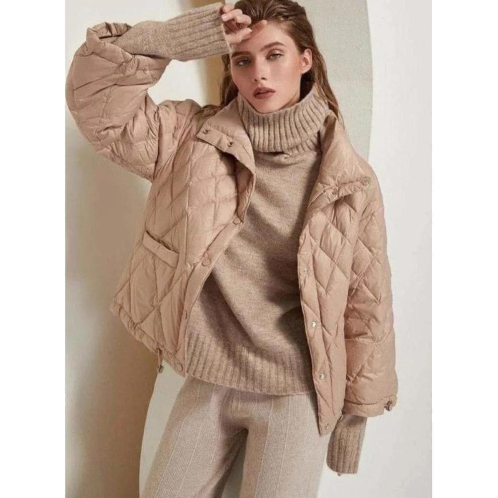 collar comfortable pocket coat