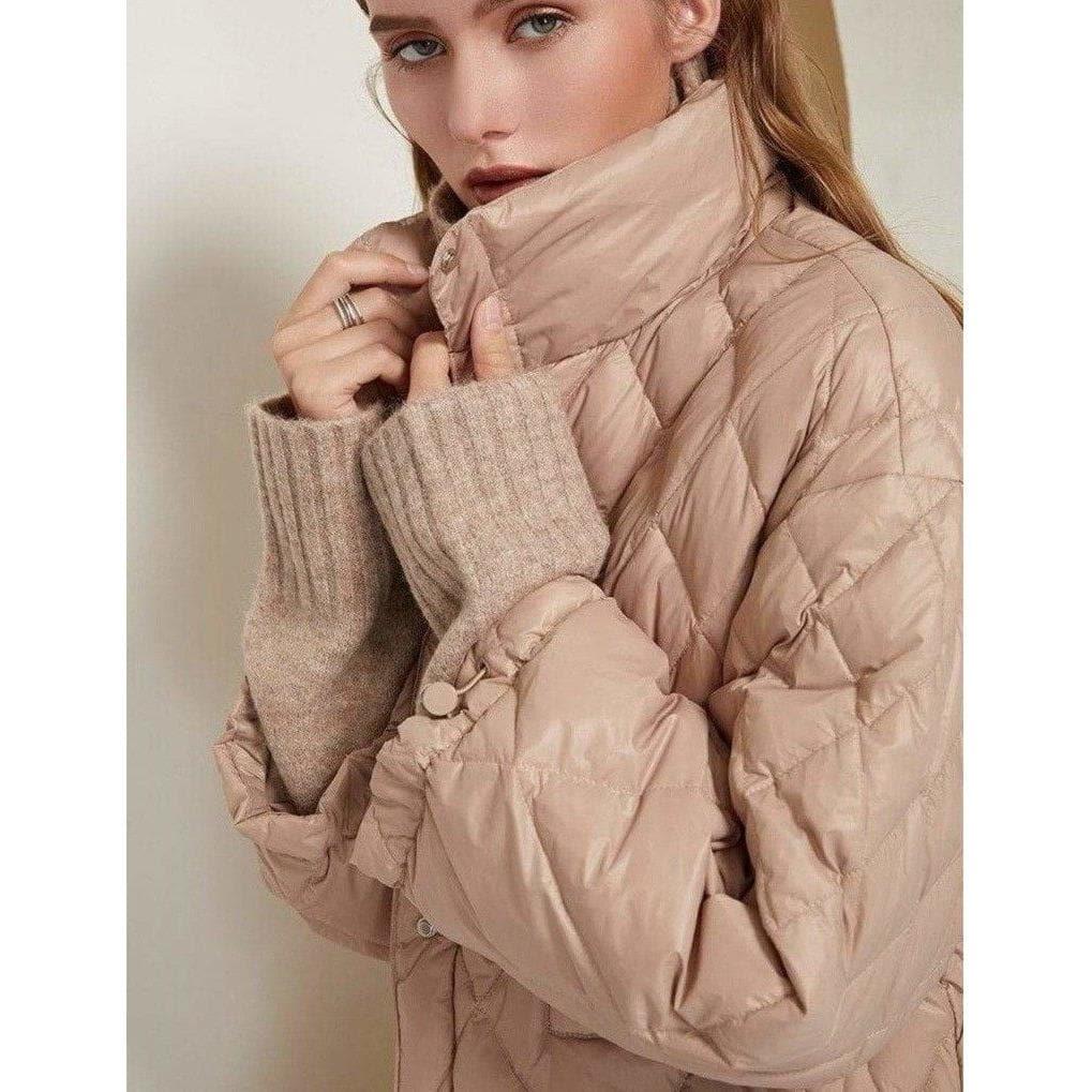 collar comfortable pocket coat