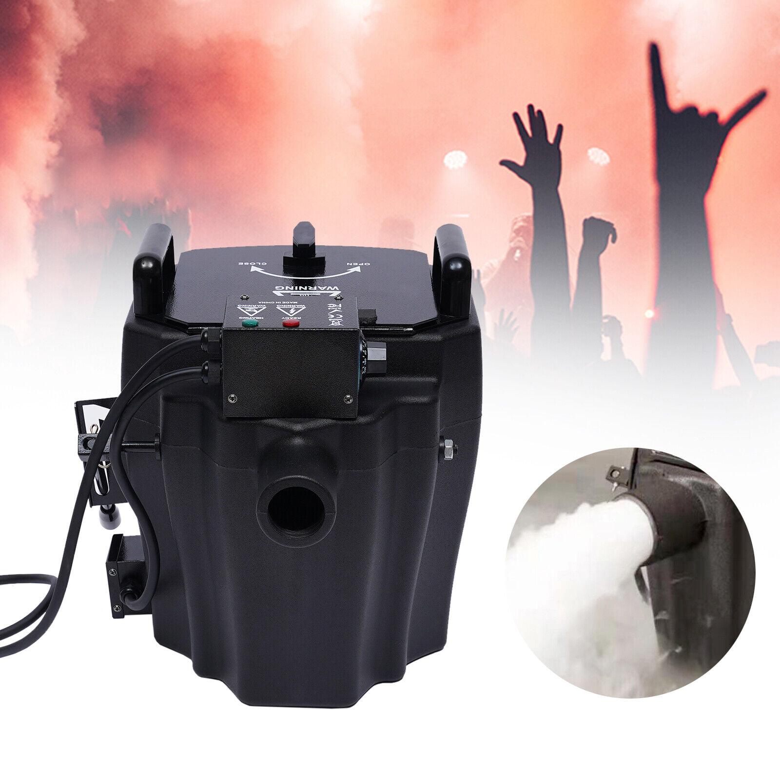 Dry Ice Machine DJ StaEffect Low Smoke Fog Machine for Wedding Party Black