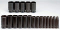 Impact Socket Set,1/2 In Dr,19 pc
