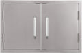 Outdoor Kitchen Double Access Door,33X22 Inch,304  Steel BBQ Gr