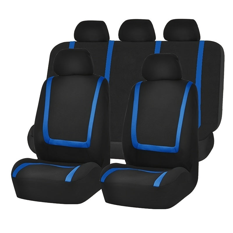 9-Piece Universal Car Seat Interior Accessories Set - Add A Touch Of Style To Your Vehicle!
