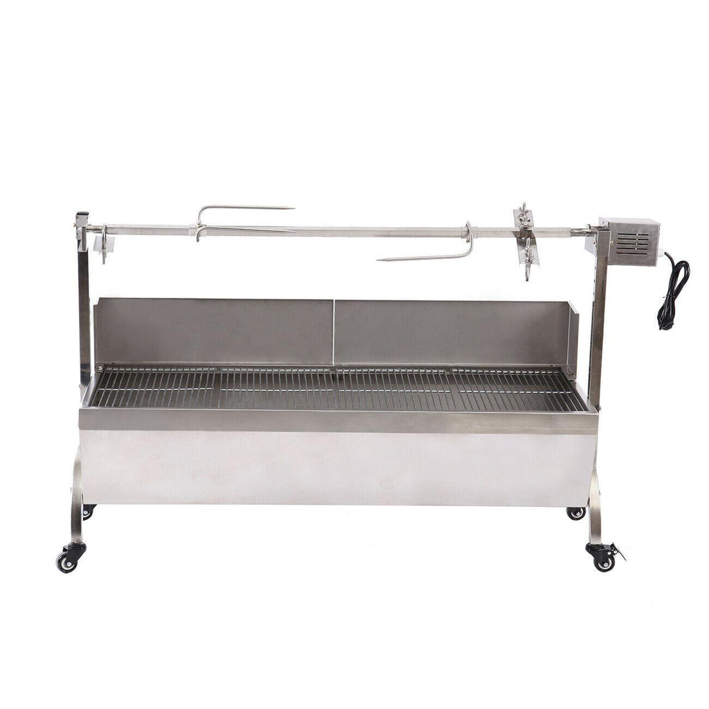 25W LarRoaster Spit Rotisserie BBQ Grill Whole Lamb Chicken Pig Lamb 4 Rubber