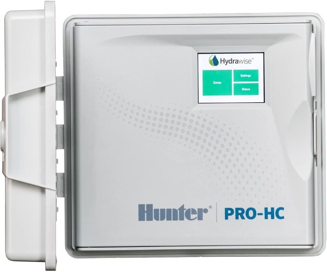 SPW Hunter PRO-HC PHC-1200i 12 Zone Indoor Residential/Professional Grade Wi-Fi Controller with Hydrawise Web-Based Software - 12 Station - Internet Android  App