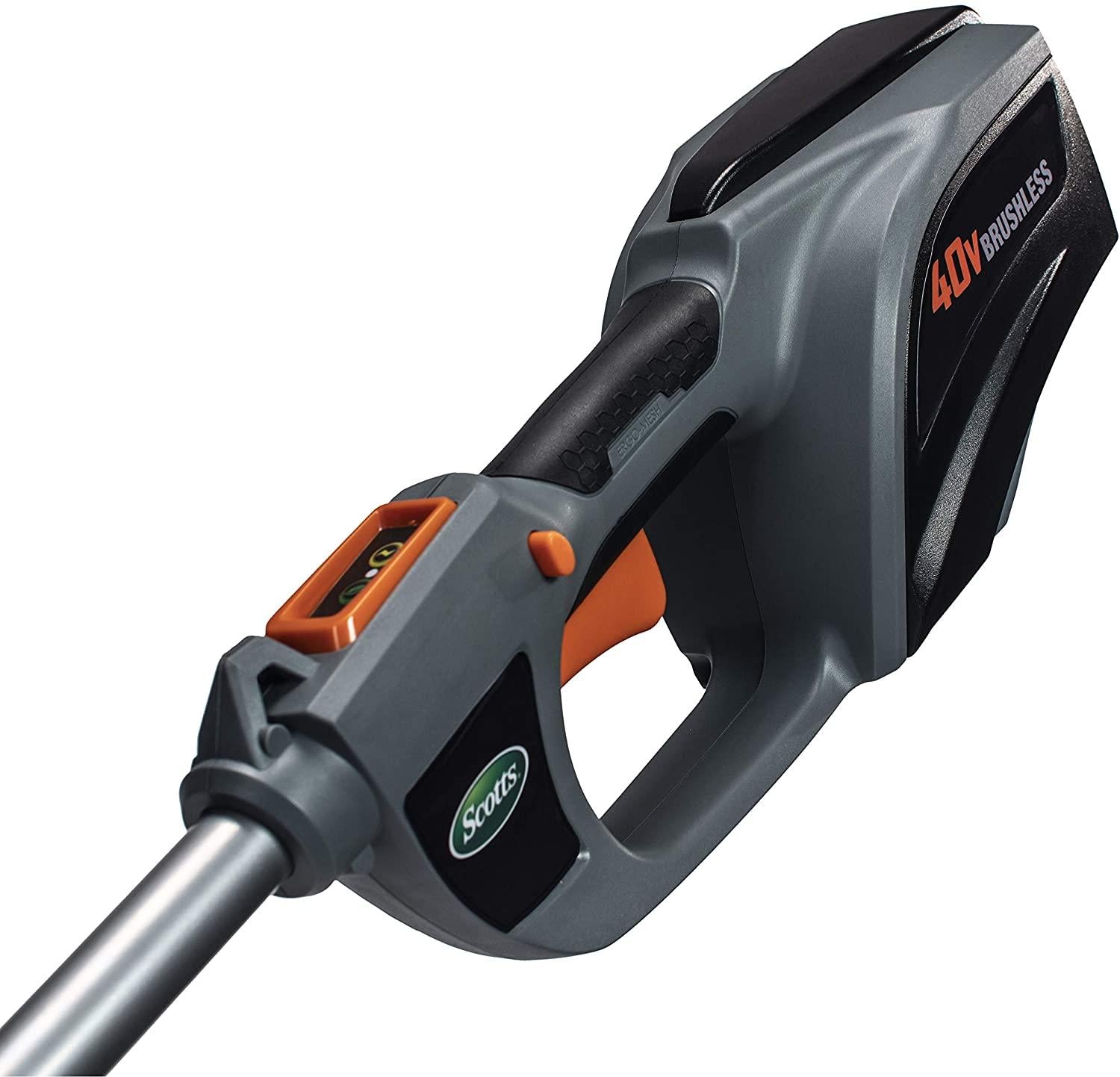 Scotts Outdoor Power Tools LST01540S 40-Volt 15-Inch Cordless String Trimmer, 2Ah Battery & Fast Charger Included