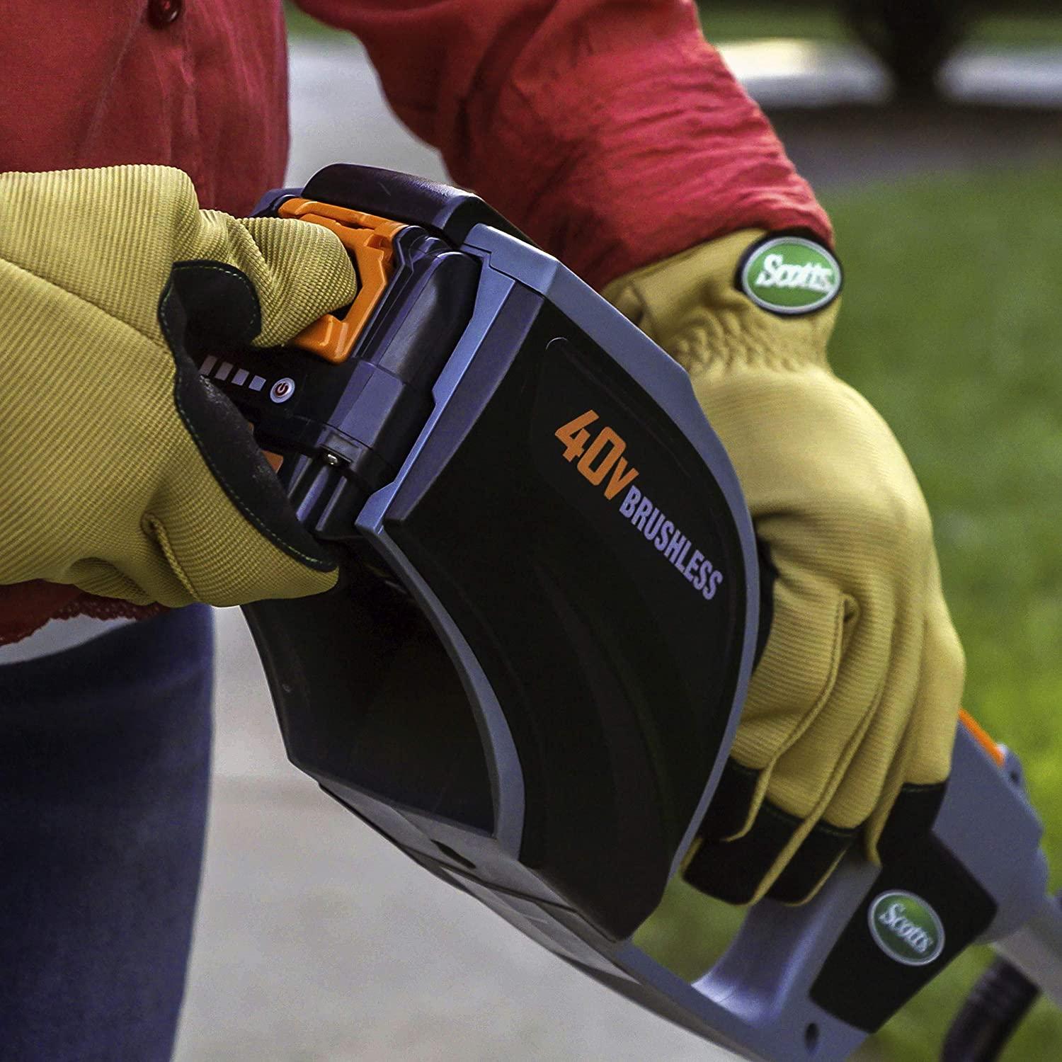Scotts Outdoor Power Tools LST01540S 40-Volt 15-Inch Cordless String Trimmer, 2Ah Battery & Fast Charger Included