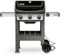 Gas BBQ Grill  Spirit II E-310 3-Burner Natural Black Cart Thermometer