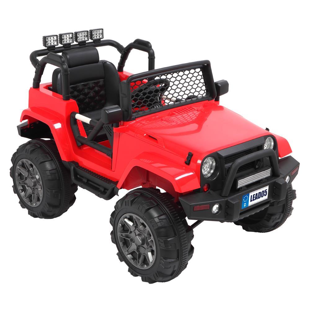 Zimtown 12V Ride On Car Kids Electric Battry Powered w/ Remote Control, 3 Speeds, LED Lights, MP3 - Red