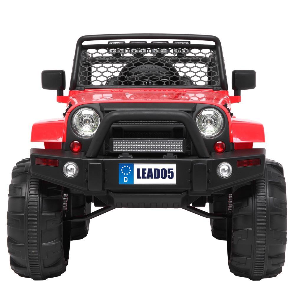 Zimtown 12V Ride On Car Kids Electric Battry Powered w/ Remote Control, 3 Speeds, LED Lights, MP3 - Red