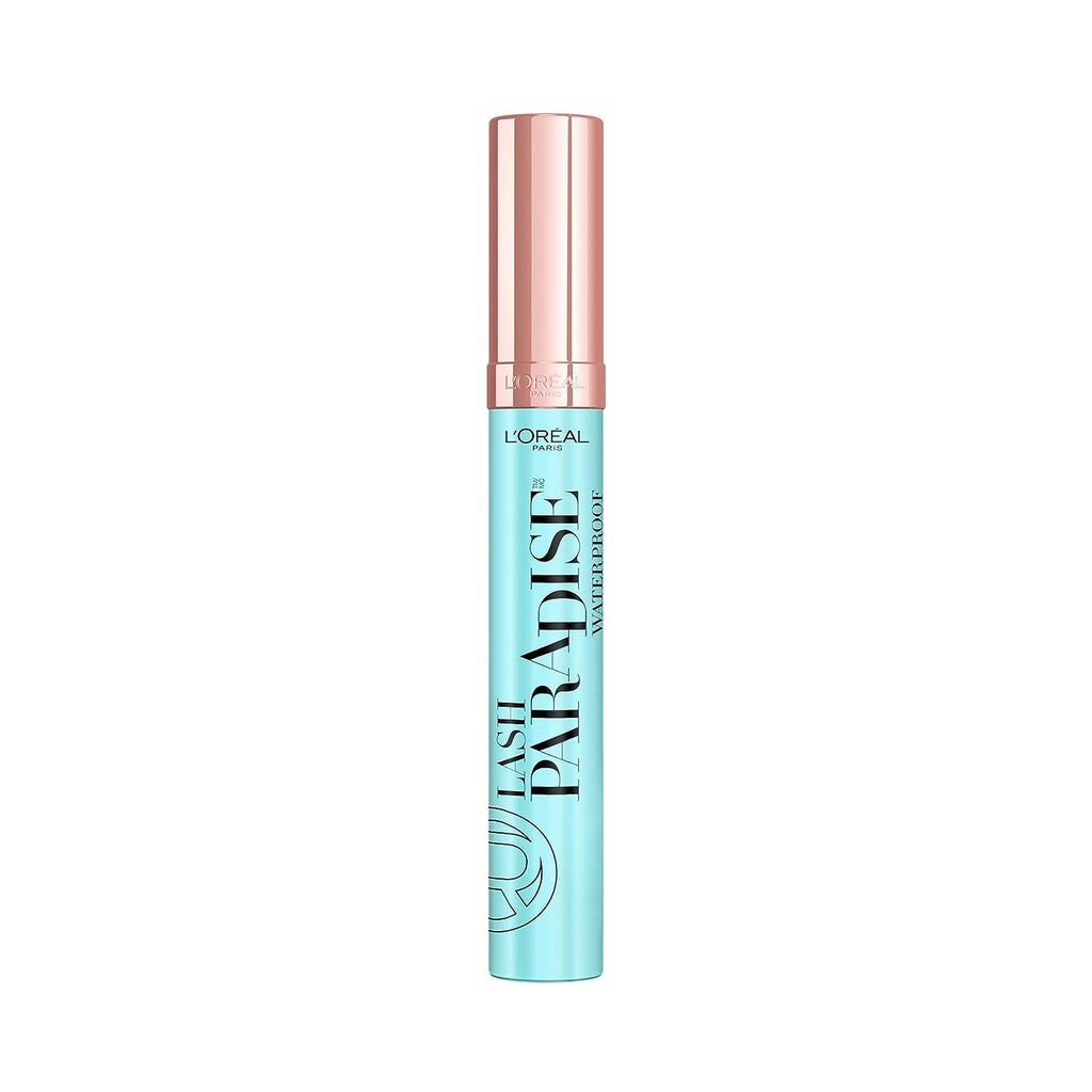 L'Oreal Paris Makeup Lash Paradise Waterproof Mascara, Voluptuous Volume, Intense Length, Feathery Soft Full Lashes, No Smudging, No Clumping, Black, 0.25 Fl Oz (Pack of 1) Packaging May Vary