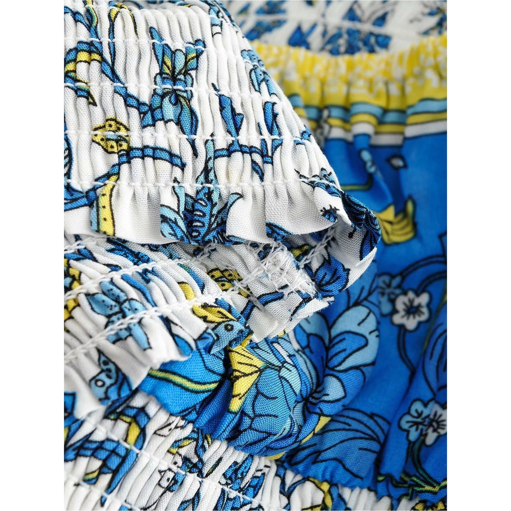 printed top and pants