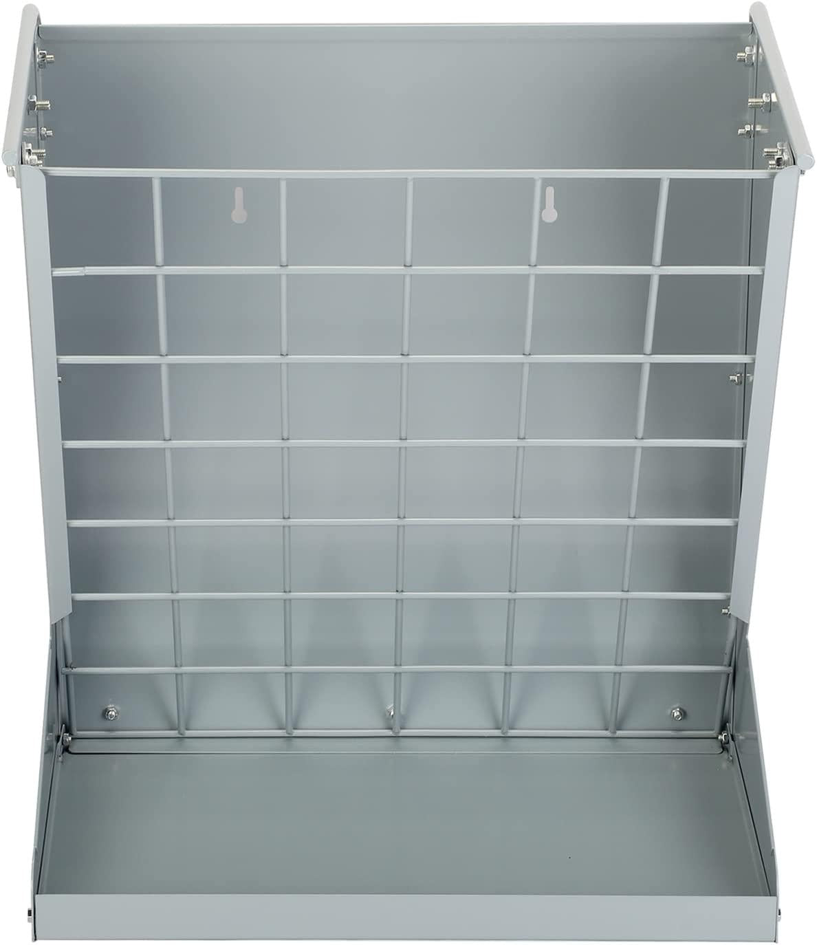 Hay Feeder for Goats, Hay Rack Wall Mount, Hanging Horse Feeder, Sheep Goat Hey Feeder Metal Feed Trough, Heavy-Duty Livestock Hay and Grain Feeders