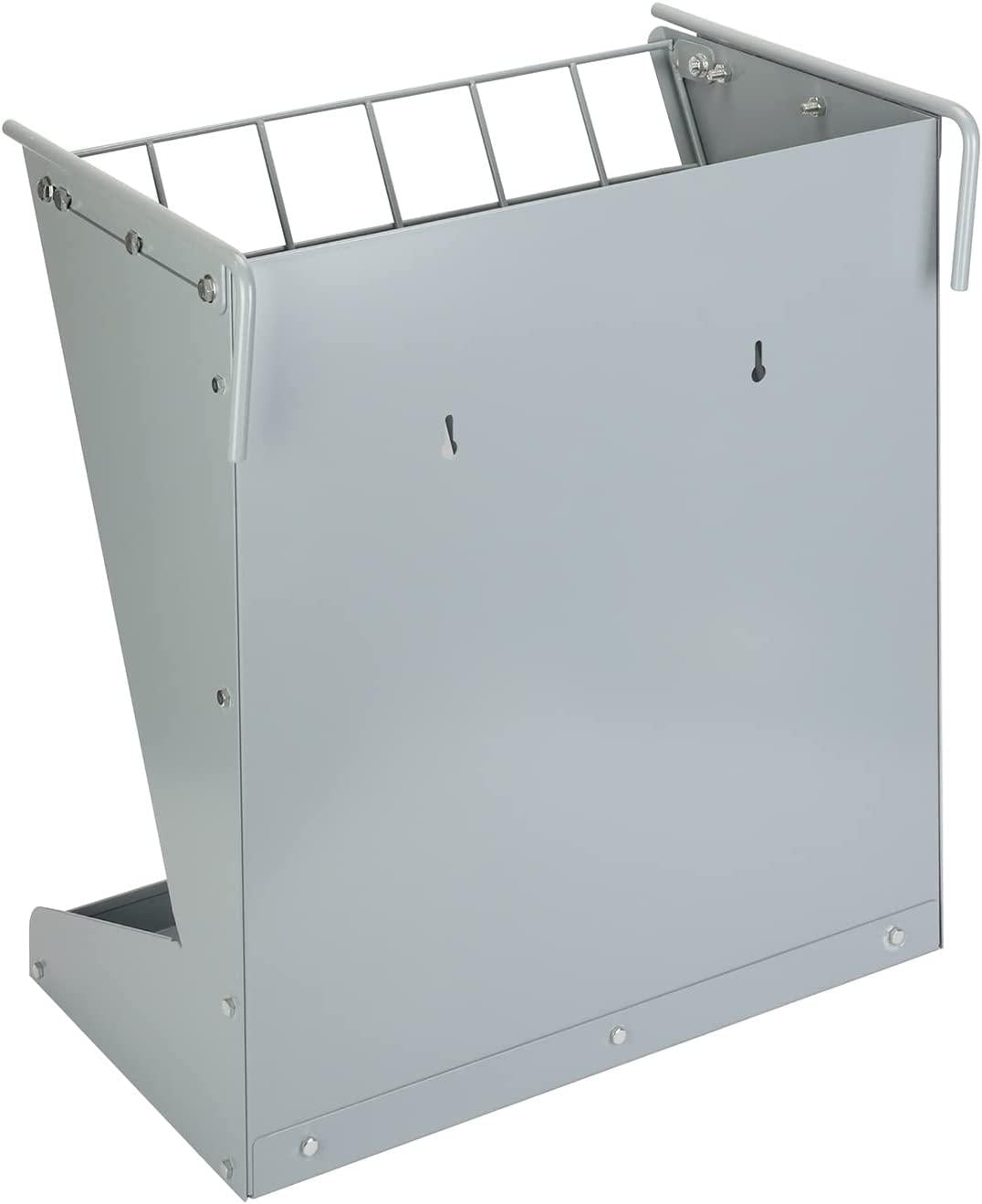 Hay Feeder for Goats, Hay Rack Wall Mount, Hanging Horse Feeder, Sheep Goat Hey Feeder Metal Feed Trough, Heavy-Duty Livestock Hay and Grain Feeders
