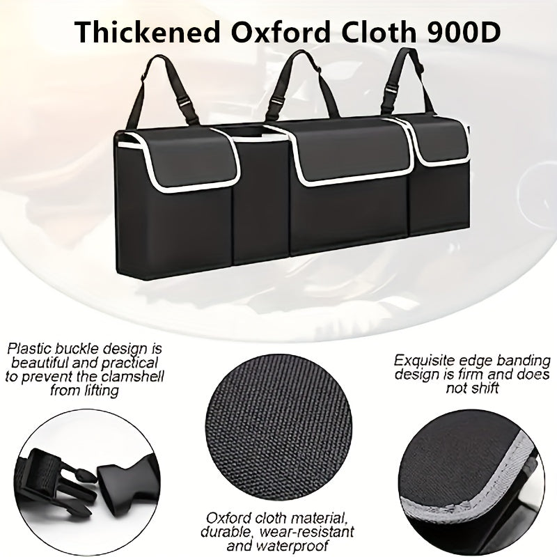 Adjustable Car Trunk StoraBag,Rear Seat StoraBag
