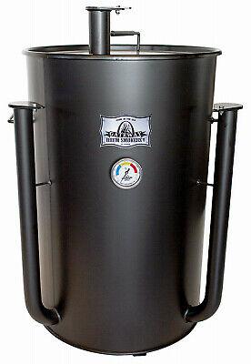 GATEWAY DRUM SMOKER 559FB Drum Smoker, Flat Black, 55-Gallons - Quantity 1