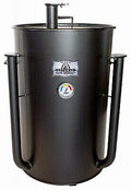 GATEWAY DRUM SMOKER 559FB Drum Smoker, Flat Black, 55-Gallons - Quantity 1