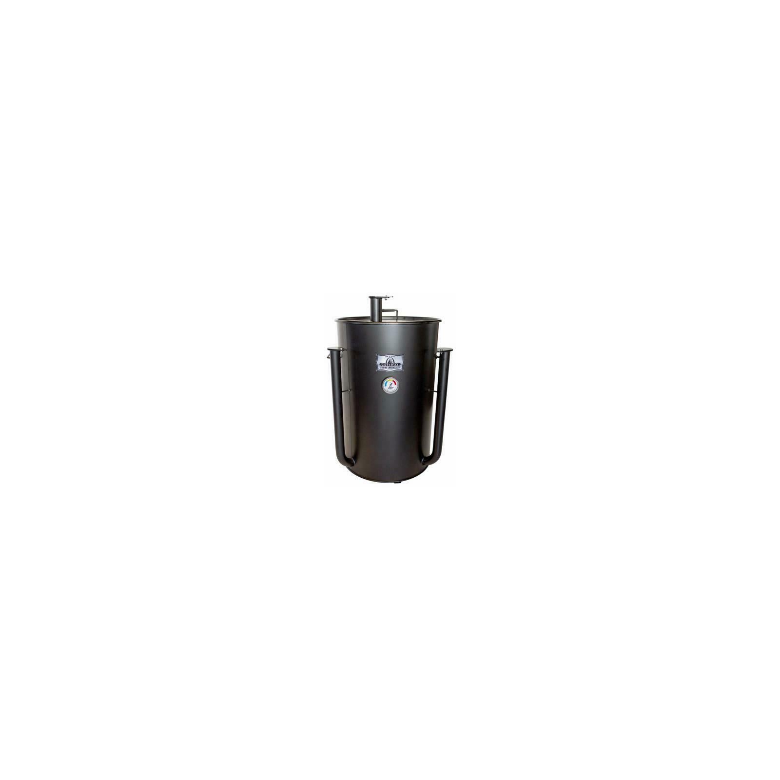 GATEWAY DRUM SMOKER 559FB Drum Smoker, Flat Black, 55-Gallons - Quantity 1