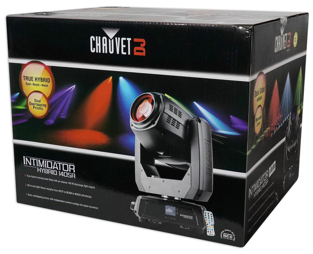 Chauvet DJ Intimidator Hybrid 140SR Moving Head Light+Facade+Fogger+Headphones