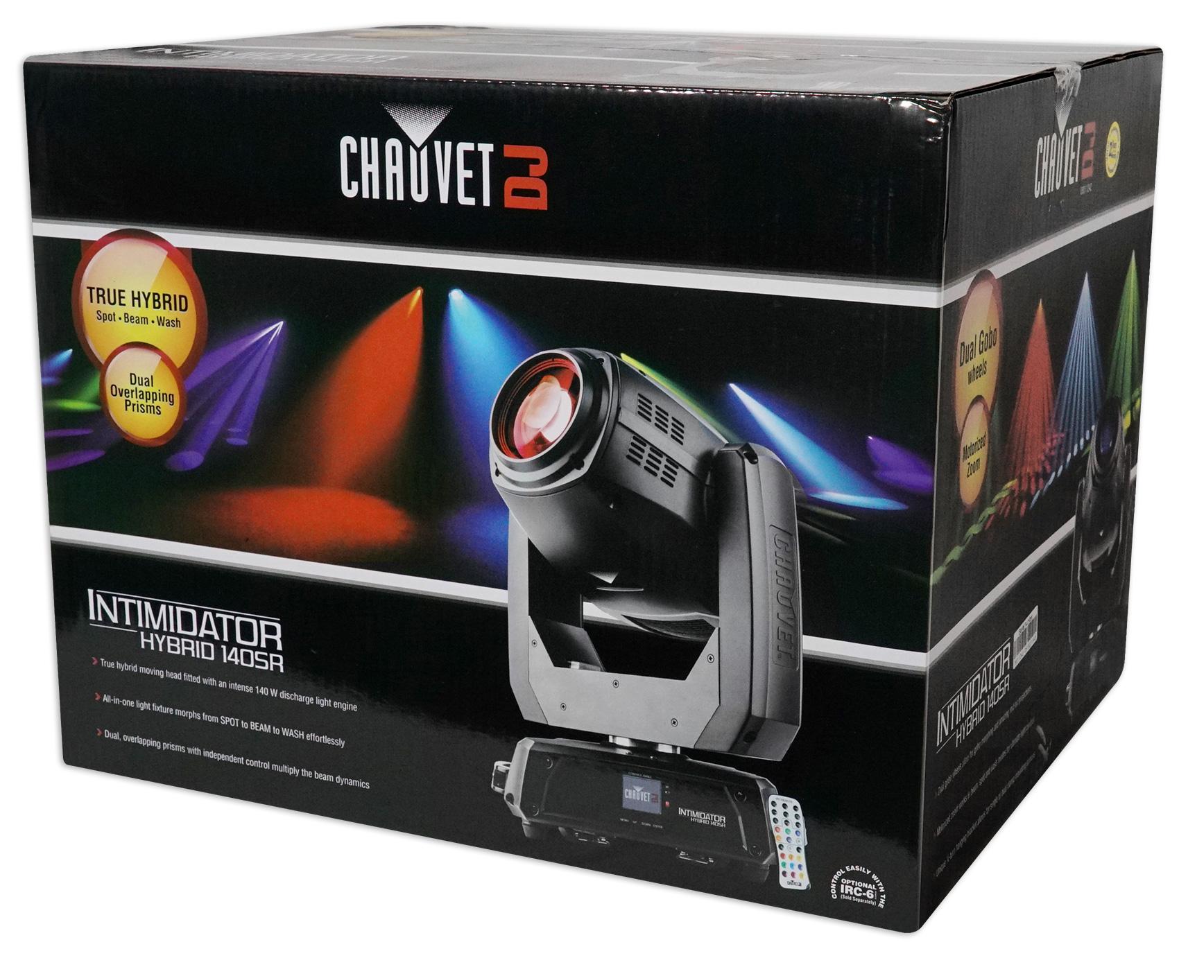 Chauvet DJ Intimidator Hybrid 140SR Moving Head Light+Facade+Fogger+Headphones