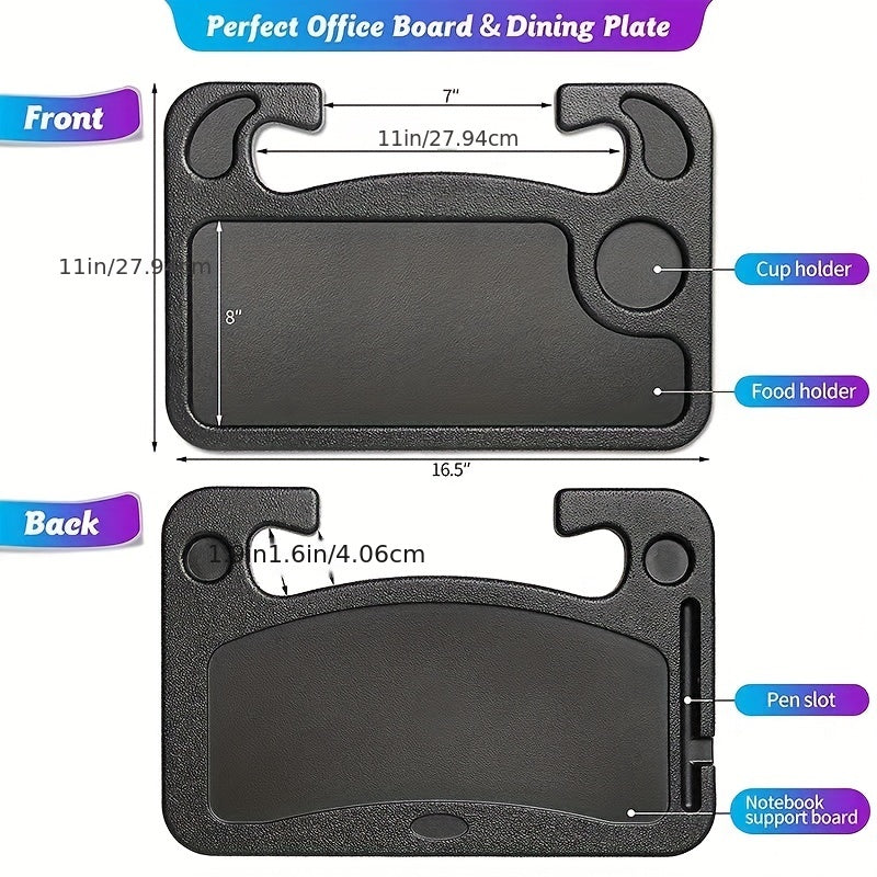 Make Driving Easier With The Multifunctional Car Steering Wheel Tray Table Steering Wheel StoraRack StoraBoard Card Table