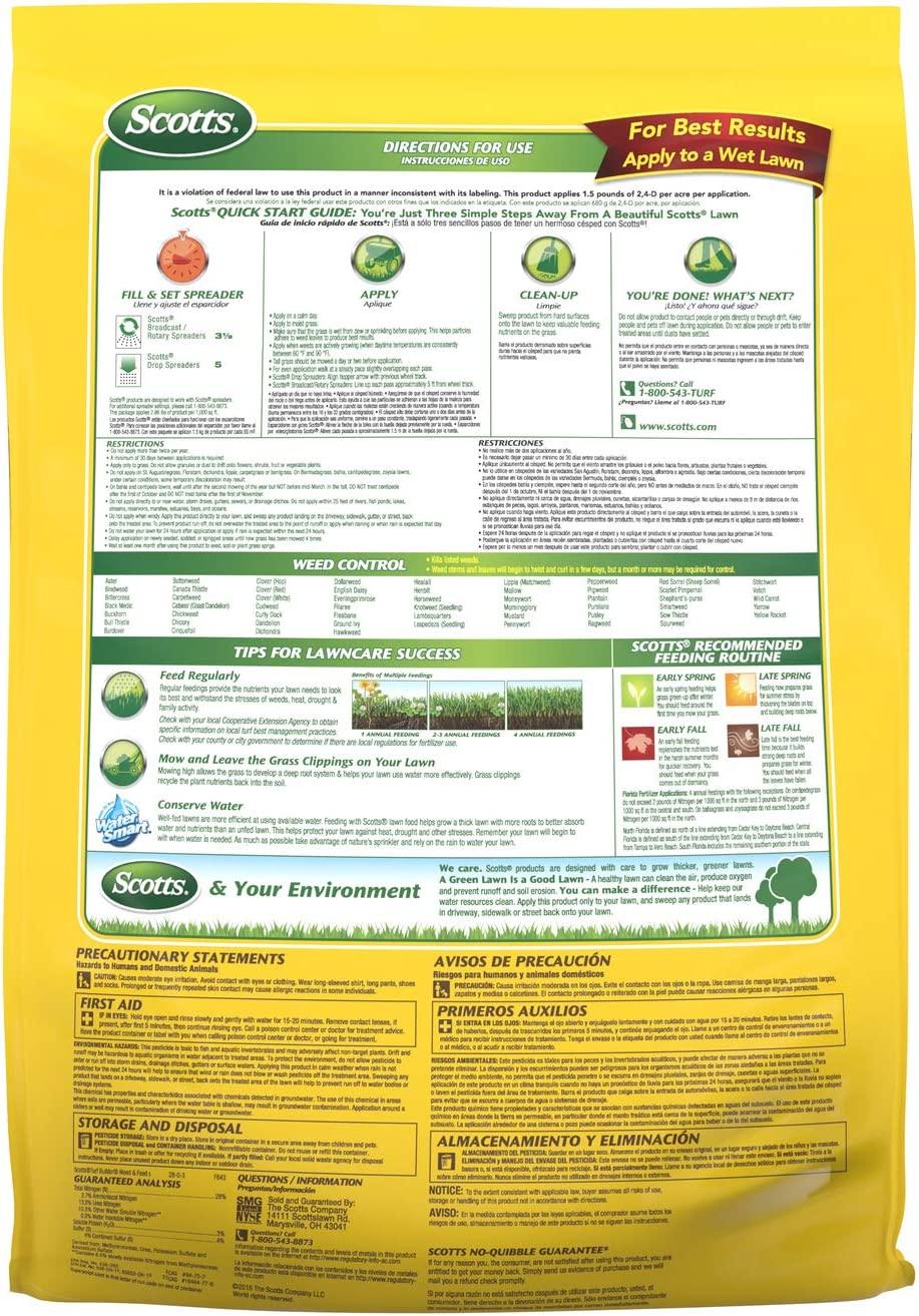 Scotts Turf Builder Weed and Feed 3 - 5,000 sq. ft., 2-Pack