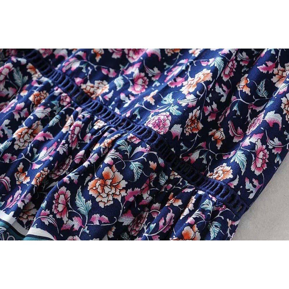bohemian casual beach skirt