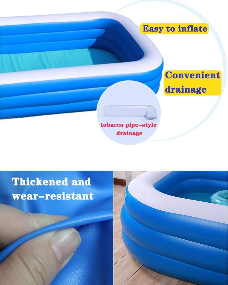 Summer Thickened Inflatable Swimming Pool Family Kids Children Adult Play Bathtub Outdoor Indoor Water Swimming Pool
