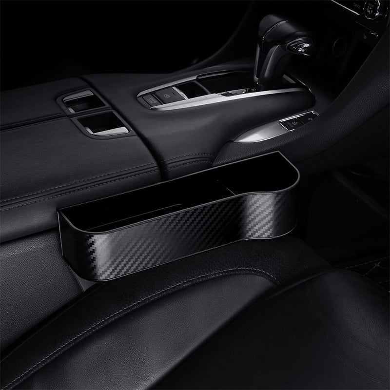1pc Car Seat Gap Filler Organizer, Multifunctional Car Seat Key Holder Passenger Driver Front Seat Side StoraBox With Cup Holder