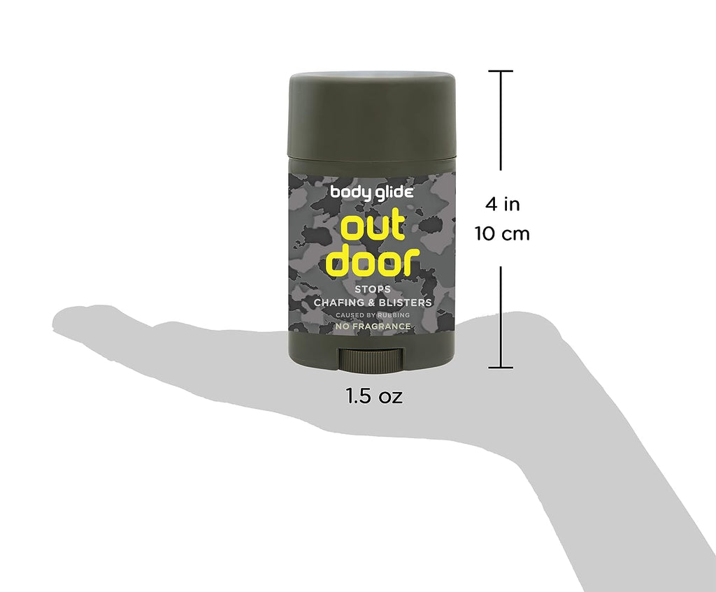 BodyGlide For Her Anti Chafe Balm: anti chafing stick with added emollients: 0.8oz &amp; Outdoor Anti Chafe Balm. Fragrance free anti chafing stick trusted in basic training