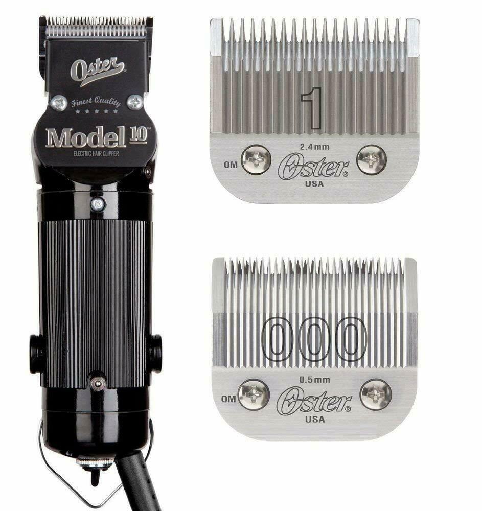 Oster 76010-010 Model 10 Heavy Duty Clipper With Blade #000 & Bonus Blade #1