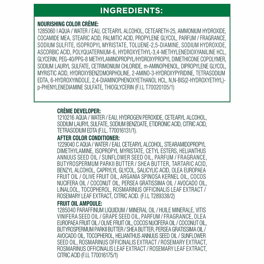 Garnier Hair Color Nutrisse Nourishing Creme, 40 Dark Brown (Dark Chocolate) Permanent Hair Dye, 1 Count (Packaging May Vary)