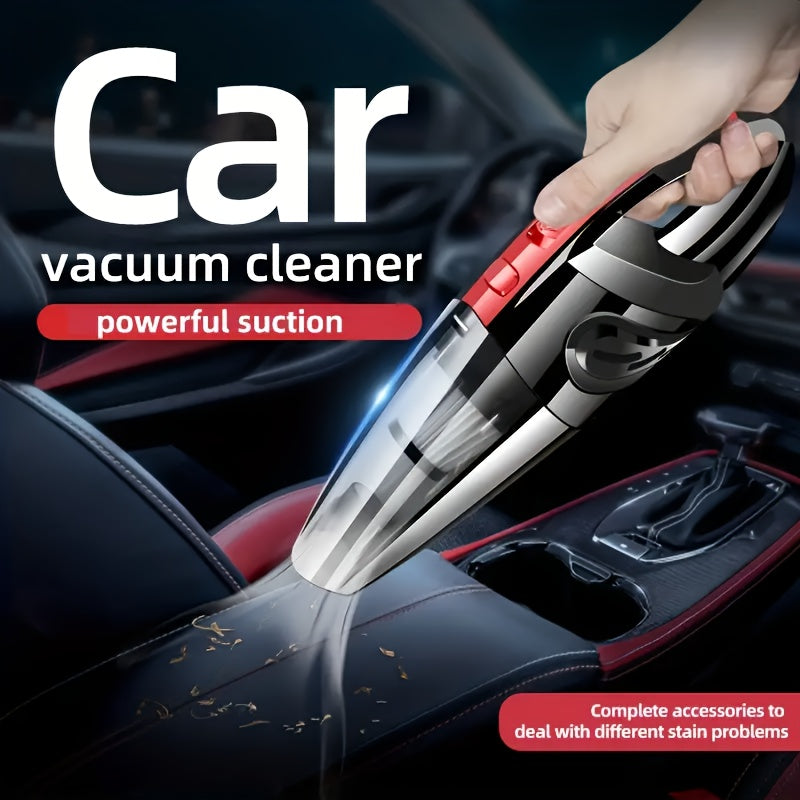 Handheld Vacuum Cleaner, Cordless Rechargeable Lightweight Portable Mini Hand Vac With Powerful Cyclonic Suction For Wet Dry Car Pet Hair Home Use